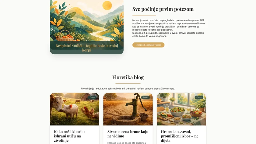 Detalj sa sajta Floretika