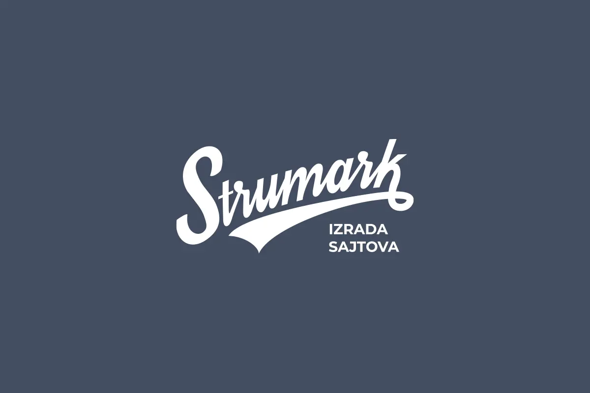 Strumark Izrada sajtova - Reklamni baner